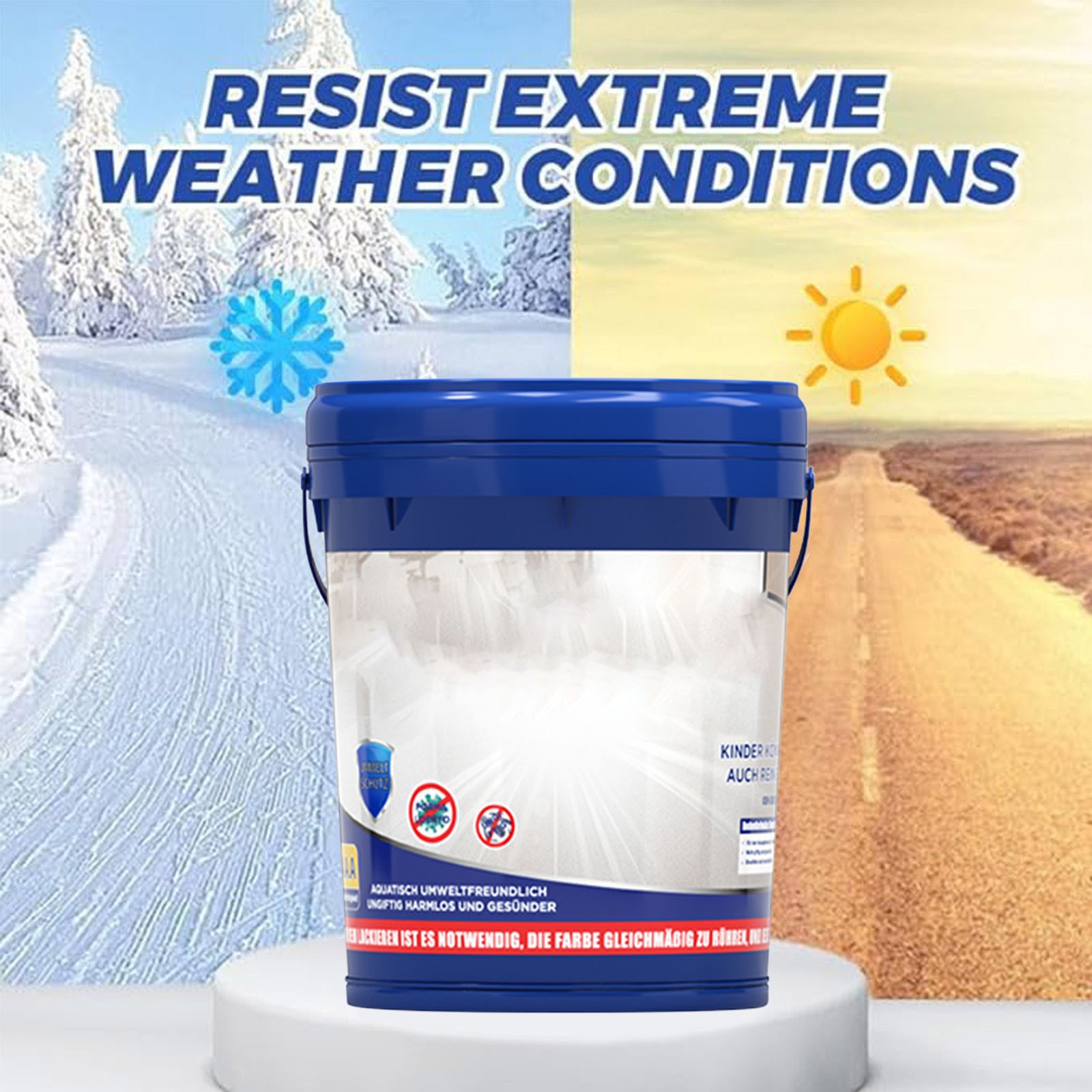 500ml Multicolor High Gloss Effect Epoxy Floor Coating, High Solids Topcoat Coating System, Floor Coating Epoxy Resin Coating for Indoor Outdoor Waterproof Coating